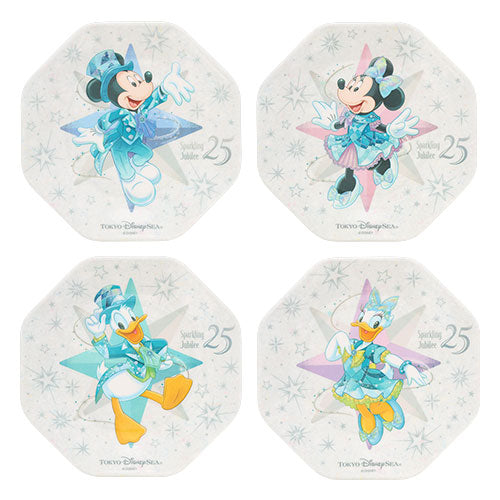 Pre-Order Tokyo Disney Resort 2026 TDS 25th Anniversary Melamine Plate set 4 PCS
