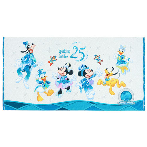Pre-Order Tokyo Disney Resort 2026 TDS 25th Anniversary Wide Towel