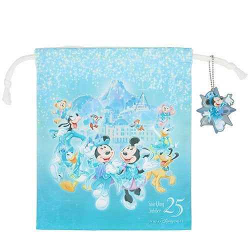 Pre-Order Tokyo Disney Resort 2026 TDS 25th Anniversary KINCHAKU Purse Bag