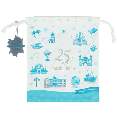 Pre-Order Tokyo Disney Resort 2026 TDS 25th Anniversary KINCHAKU Purse Bag
