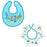 Pre-Order Tokyo Disney Resort 2026 TDS 25th Anniversary Baby bib Set 2 PCS