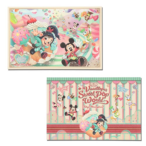 Pre-Order Tokyo Disney Resort 2026 Vanellope Sweet Pop World Postcard set