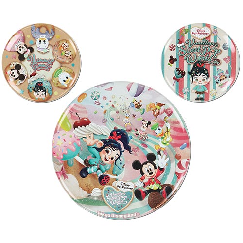 Pre-Order Tokyo Disney Resort 2026 Vanellope Sweet Pop World Button set 3 PCS