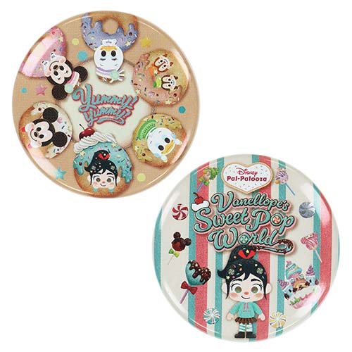 Pre-Order Tokyo Disney Resort 2026 Vanellope Sweet Pop World Button set 3 PCS
