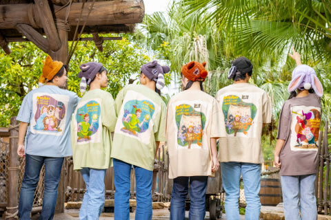 Pre-Order Tokyo Disney Resort 2024 TDS Fantasy Springs Peter Pan T-Shirts Wendy Nana