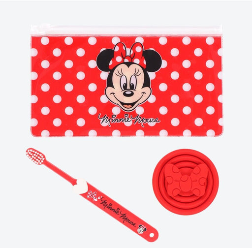 Pre-Order Tokyo Disney Resort Tooth Brush Set Minnie Mouse Dot