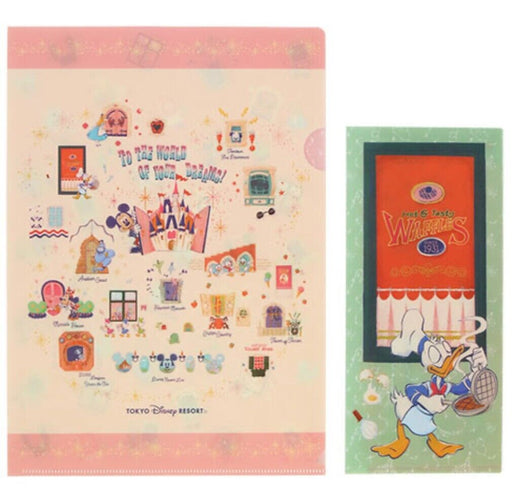 Pre-Order Tokyo Disney Resort 2023 Park Window & Door Ticker Case Clear Folder