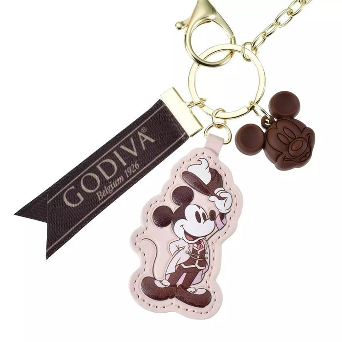 Pre-Order Disney Store JAPAN 2024 Valentine Day x GODIVA Mickey Bag Charm