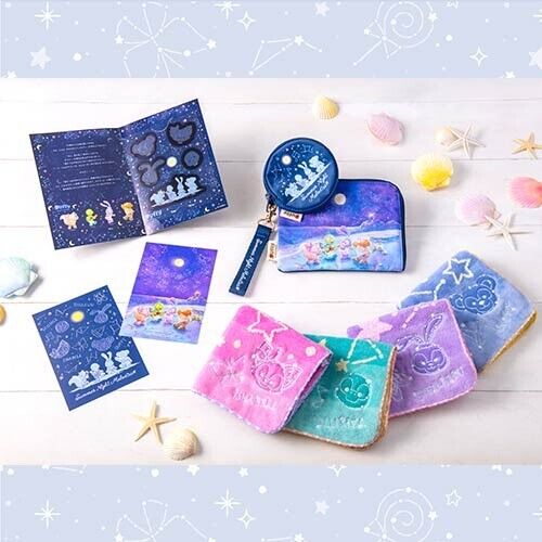 Pre-Order Tokyo Disney Resort Duffy Summer Night Melodies Mini Towel 4 PCS Set