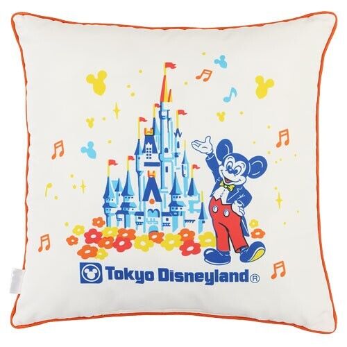 Pre-Order Tokyo Disney Resort 2024 Old Paper Bag Design Cushion Mickey Retro