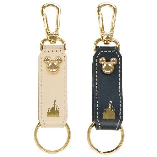 Pre-Order Tokyo Disney Resort 2023 Key Chain Leather 2 PCS Cinderella Castle