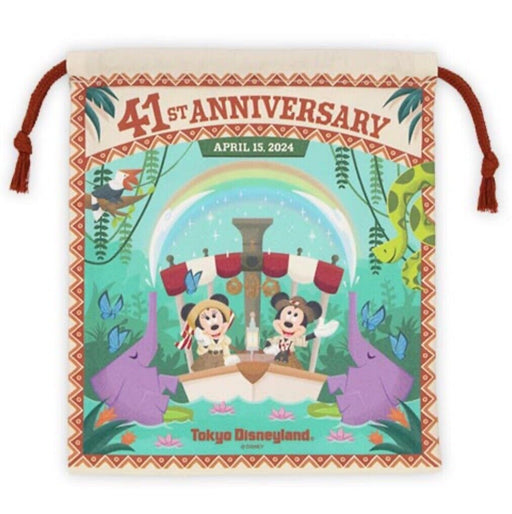 Pre-Order Tokyo Disney Resort 2024 TDL 41st Jungle Cruise KINCHAKU Bag