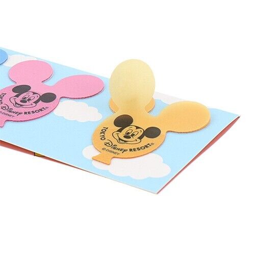 Pre-Order Tokyo Disney Resort 2024 Mickey Balloon Sticker Memo Set Stand