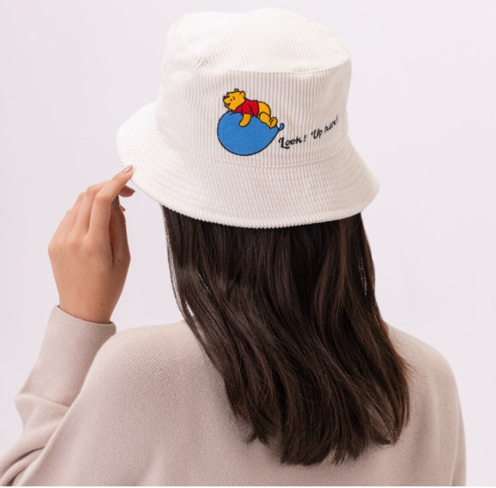 Pre-Order Tokyo Disney Resort Bucket Hat Yummy Hunny Pooh White