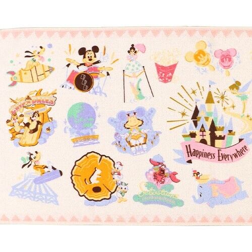 Pre-Order Tokyo Disney Resort TDR 40th Park Icon Face Towel 3rd Edition