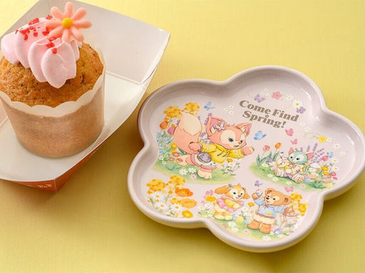 Pre-Order Tokyo Disney Resort 2024 Duffy Come Find Spring Souvenir Plate