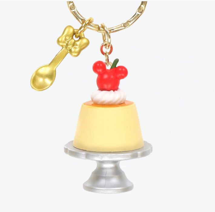 Pre-Order Tokyo Disney Resort Pair Key Chain Set Food Sample Cafe Pudding