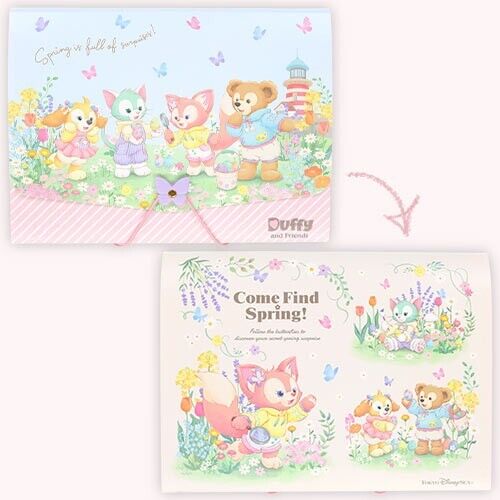 Pre-Order Tokyo Disney Resort 2024 Duffy Come Find Spring Document Folder