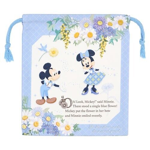 Pre-Order Tokyo Disney Resort 2023 Blue Ever After Mickey Minnie KINCHAKU Bag