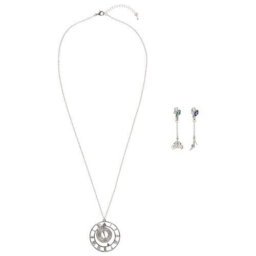 Pre-Order Tokyo Disney Resort 2024 Necklace & Earrings Cinderella Clock