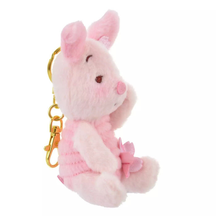 Pre-Order Disney Store JAPAN 2024 SAKURA Plush Key Chain Piglet Pooh Friends