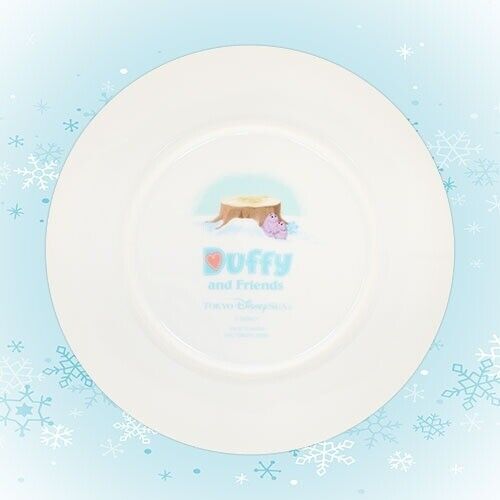 Pre-Order Tokyo Disney Resort Duffy White Wintertime Wonders Plate