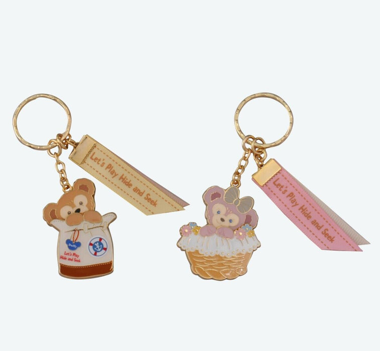 Pre-Order Tokyo Disney Resort Key Chain Duffy & Friends Hide & Seek 4 PCS