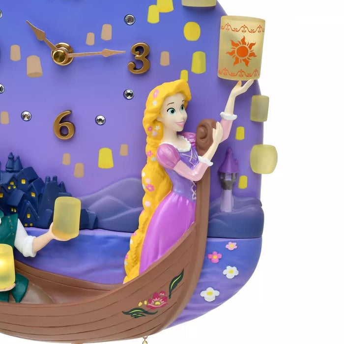 Pre-Order Disney Store JAPAN 2023 Light Clock Tangled Rapunzel Flynn P ...