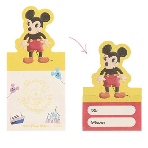 Pre-Order Tokyo Disney Resort 2023 Hand Craft Series Memo Set Mickey 3 PCS