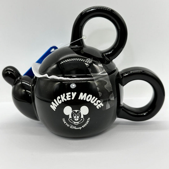 IN HAND Tokyo Disney Resort  Mickey Shape 3D Mug Cup with Rid Black