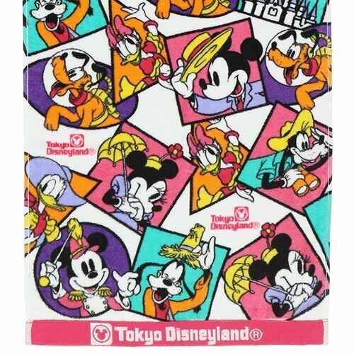 Pre-Order Tokyo Disney Resort 2024 Old Paper Bag Design Towel Set Retro