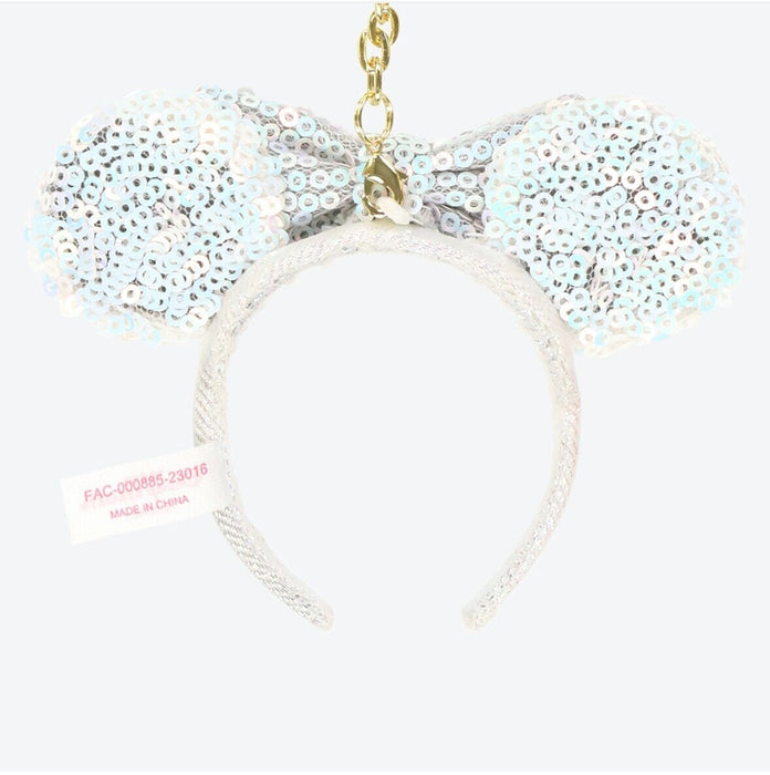 Pre-Order Tokyo Disney Resort Key chain Headband Spangle Shining Silver