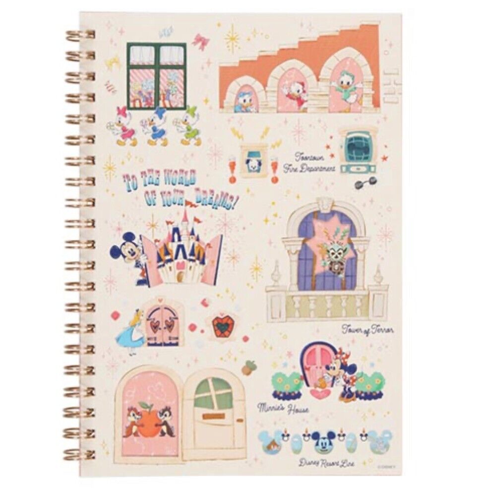 Pre-Order Tokyo Disney Resort 2023 Park Window & Door Notebook ...