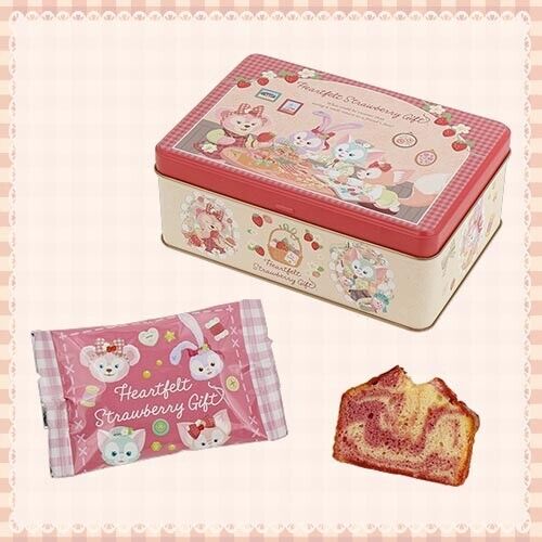 Pre-Order Tokyo Disney TDS Duffy Heartfelt Strawberry Gift Cake Can box Empty