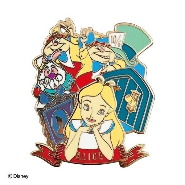 Pre-Order Disney JAPAN Pin Collection Vol.3 Alice in Wonderland MARIMO Craft