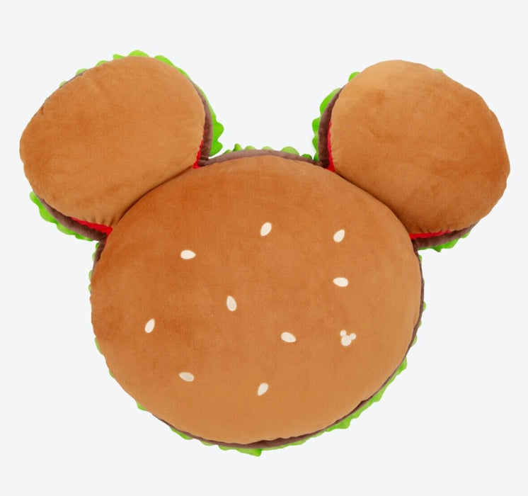 Pre-Order Tokyo Disney Resort Cushion Mickey Hamburger L Size 64 77 30 cm