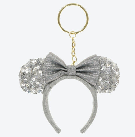 Pre-Order Tokyo Disney Resort Key chain Headband Spangle Silver