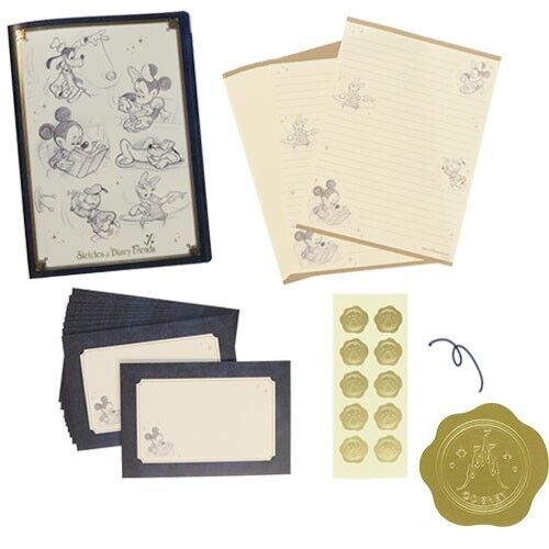 Pre-Order Tokyo Disney Resort Sketches of Disney Friends Letter Set Mickey