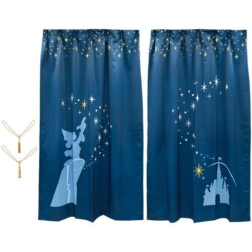 Pre-Order Tokyo Disney Resort 2023 Fantasia Sorcerer Mickey Room Curtain Set