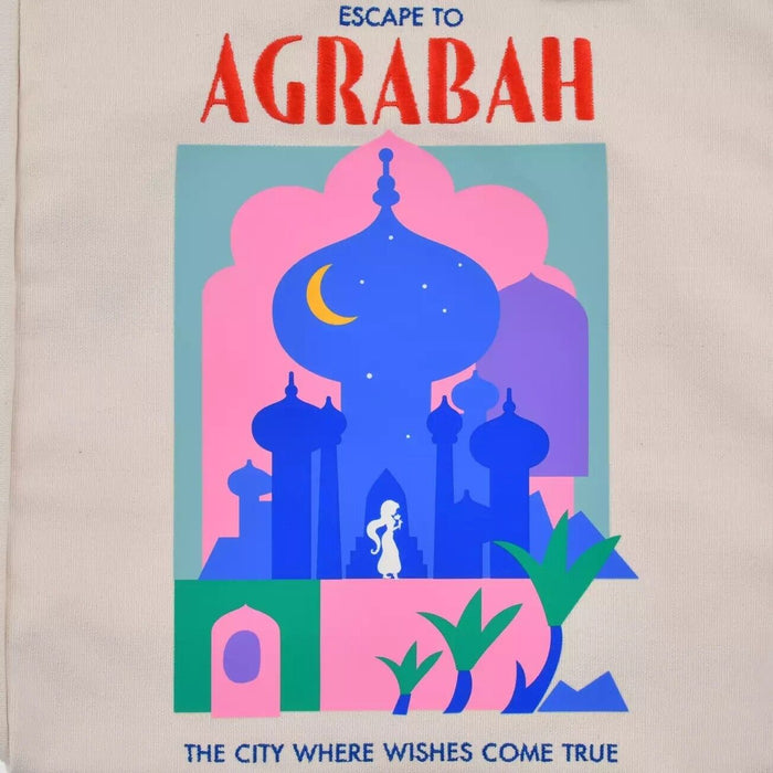Disney Store JAPAN 2024 Princess Destinations Tote Bag Agrabah Jasmine Aladdin