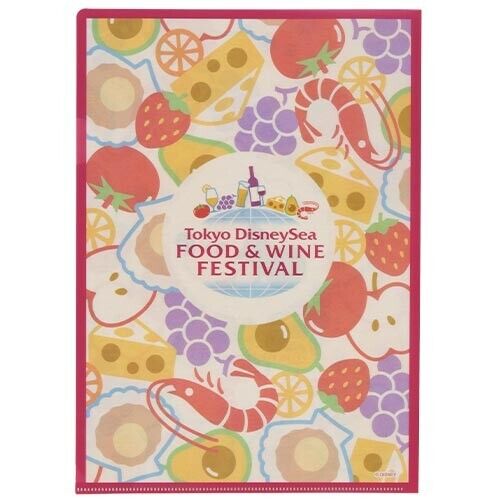 Pre-Order Tokyo Disney Resort 2024 TDS Food & Wine Festival MICKEY Clear Folder