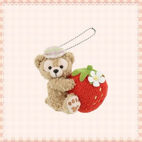 Pre-Order Tokyo Disney TDS Duffy Heartfelt Strawberry Gift Plush Charm Duffy