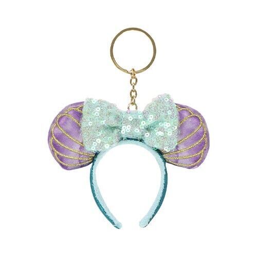 Pre-Order Tokyo Disney Resort 2023 Key Chain Headband Ariel Little Mermaid