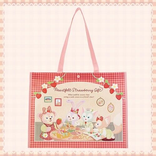 Pre-Order Tokyo Disney TDS Duffy Heartfelt Strawberry Gift Shopping Bag S Size