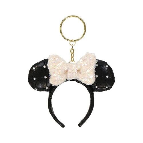 Pre-Order Tokyo Disney Resort 2023 Key Chain Headband Minnie Leather Spangle