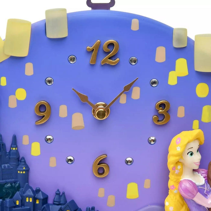 Pre-Order Disney Store JAPAN 2023 Light Clock Tangled Rapunzel Flynn P ...