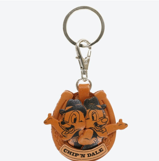 Pre-Order Tokyo Disney Resort TDL Westernland LE Leather Key Chain Chip & Dale