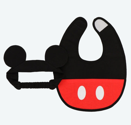 Pre-Order Tokyo Disney Resort Baby Bib & Headband Set  Mickey Mouse