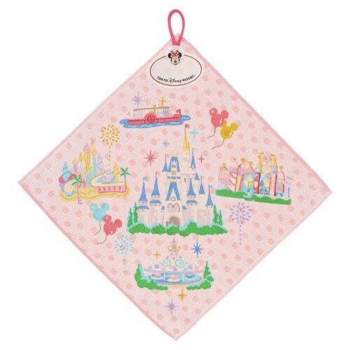 Pre-Order Tokyo Disney Resort 2024 Name Tag Loop Mini Towel Minnie