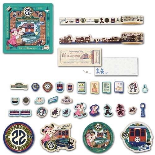 Pre-Order Tokyo Disney Resort 2023 TDS 22nd Anniversary Stationery Can Box Set